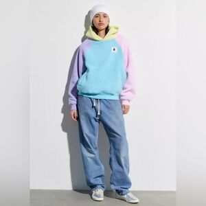 Teddy Fresh Sherpa Colorblock Hoodie